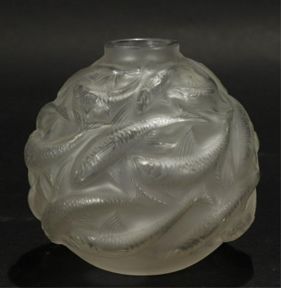Image for Lot R. Lalique Oleron Vase