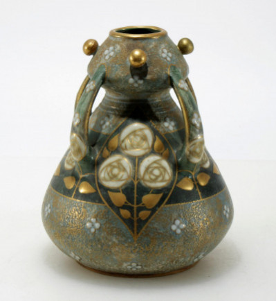 Image for Lot Paul Dachsel - Gilt Ceramic Vase, 1900