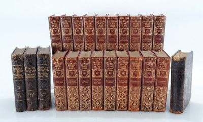 Image for Lot Leather Bound Book Lot