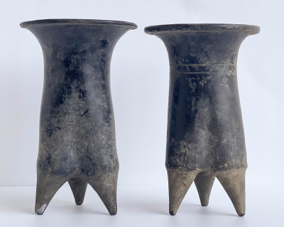 Image 4 of lot 2 Neolithic Chinese Pottery Tripod Vessels, Li