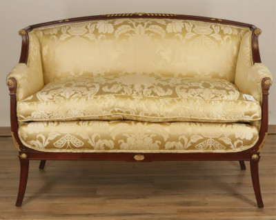 Image for Lot Empire Style Karges Settee