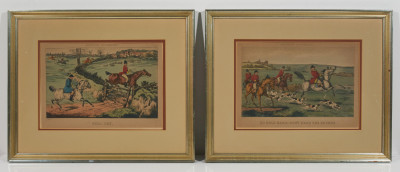 Image for Lot Henry Thomas Alken - Hunting Incidents, Plate 2 & 3