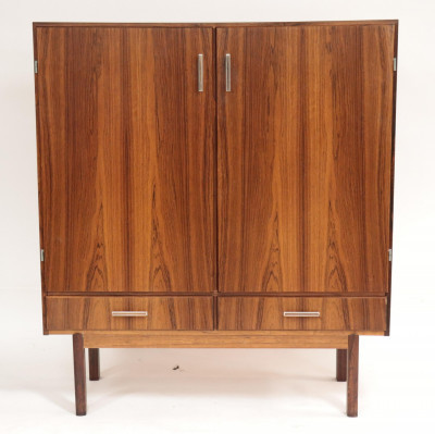 Image for Lot Danish Modern Rosewood Bar Cabinet, Odder, 1965