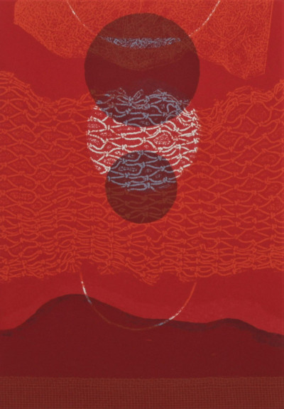 Gabor Peterdi - Red Eclipse II