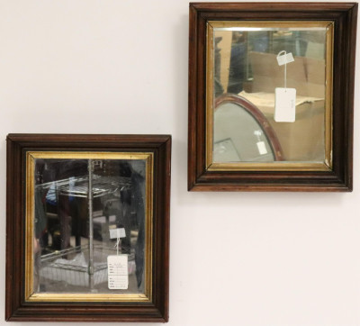 Title Pair Victorian Parcel-Gilt Walnut Hall Mirrors / Artist