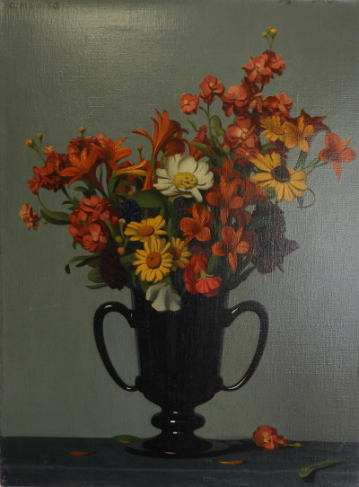 Image for Lot American School, Still Life Oil on Canvas