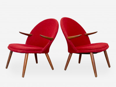 Title Kurt Olsen for Glostrup Møbelfabrik, Pair of Chairs / Artist