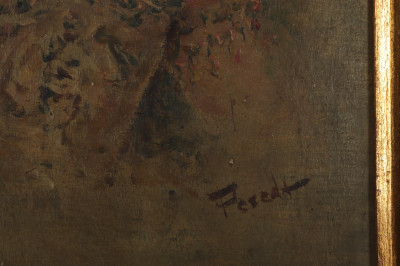 Portrait of a Lady signed Pereda