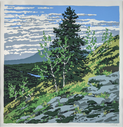 Title Neil Welliver - Si's Hill / Artist