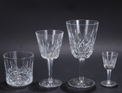Image for Lot Waterford Crystal Stemware; Lismore Pattern