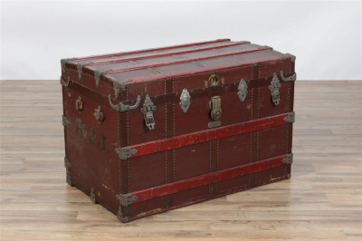 Image for Lot Crouch & Fitzgerald (NY) Steamer Trunk
