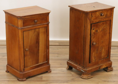 Two Louis Philippe Bedside Cabinets 19th C