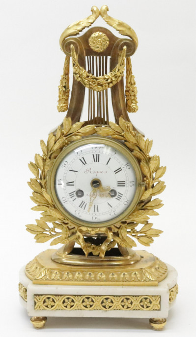 Image for Lot Louis XVI JosephLeonard Roque Clock 18th C