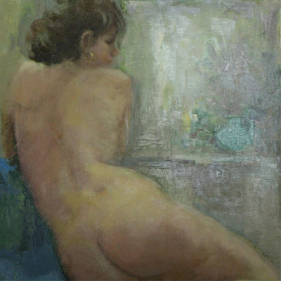 Image for Lot Ch Gill  Seated Nude