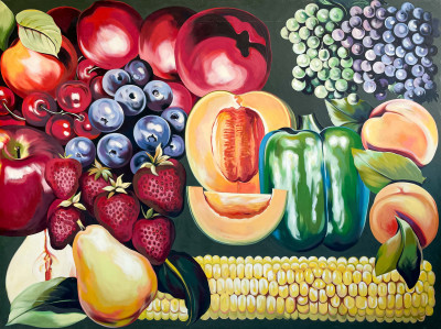 Title Lowell Nesbitt - Harvest Diptych / Artist