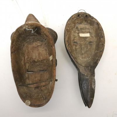 Image 7 of lot 10 African and Asian Tribal Masks