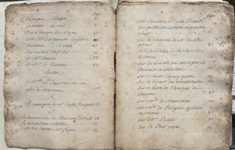 Image 4 of lot 18th-cent. manuscript 70 poems Voltaire & others