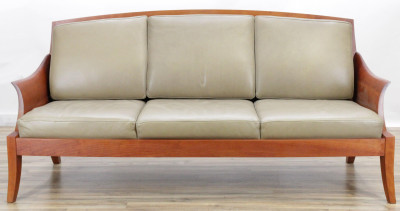 Image for Lot Thomas Moser Cherry "Wing" Sofa