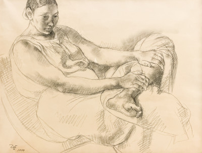 Title Francisco Zúñiga - Sitting Figure / Artist