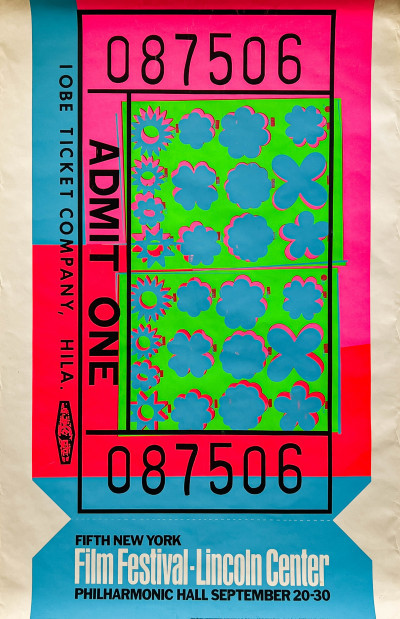 Title Andy Warhol - Fifth New York Film Festival Poster / Artist
