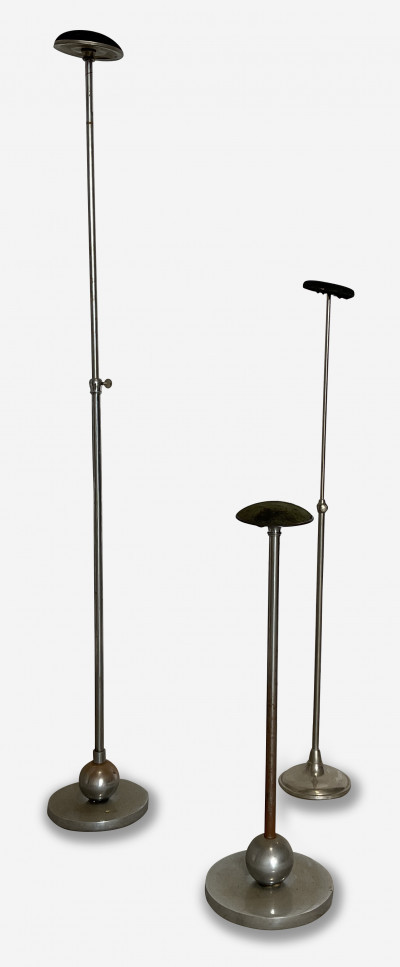 Image for Lot 3 Adjustable Height Hat Stands