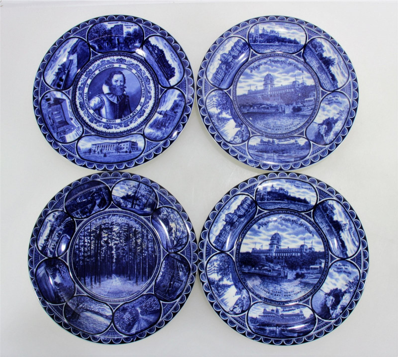 Image 4 of lot 18 Rollands & Marsellas Staffordshire Plates