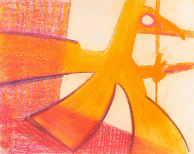 Image for Lot Benoît Gilsoul - Untitled (Orange, pink)