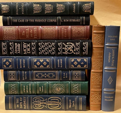 Image for Lot 10 Easton Press Leather Books HISTORY FICTION