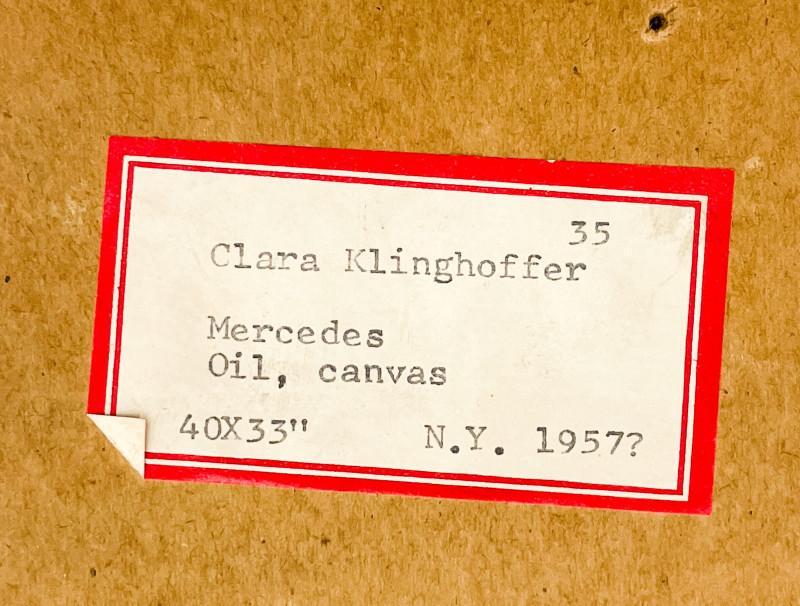 Clara Klinghoffer - Portrait of Mercedes