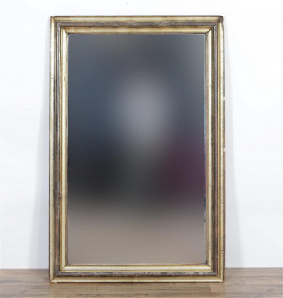 Title Large 19th C Wood Framed Mirror / Artist