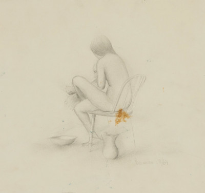 William Beckman - Untitled (Woman on Chair)