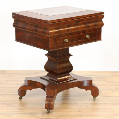 Image for Lot Philadelphia Mahogany Work Table c 1835