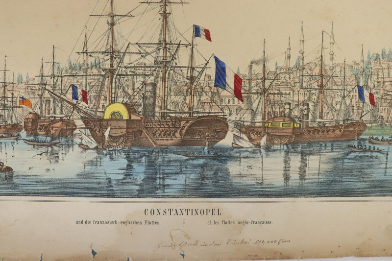 Image 4 of lot 18th19th C Botanical and Nautical prints