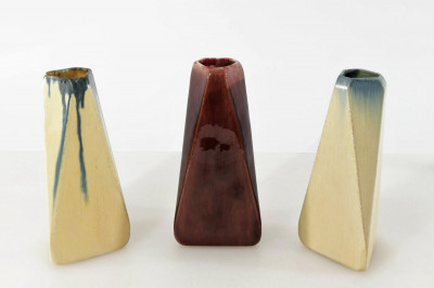 Image for Lot AMACO - Pottery Ruba Rombic Bud Vases