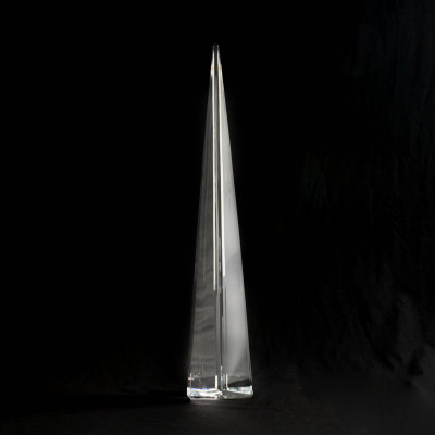 Baccarat Crystal - Three-sided Obelisk