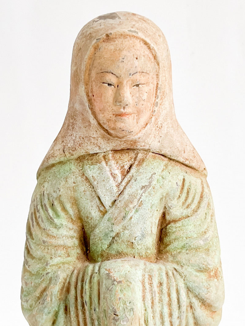 Chinese Painted Pottery Figure