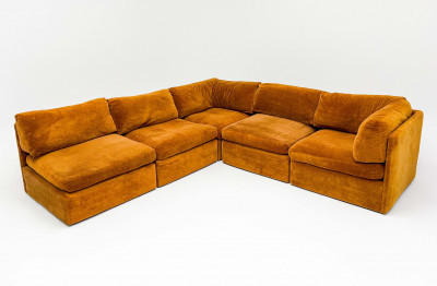 Image for Lot Milo Baughman for Thayer Coggin Modular Sofa