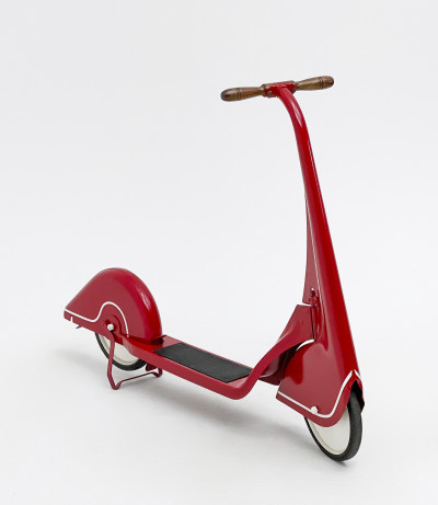 Image for Lot Red Vintage Scooter