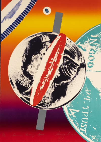 James Rosenquist - Spinning Faces in Space