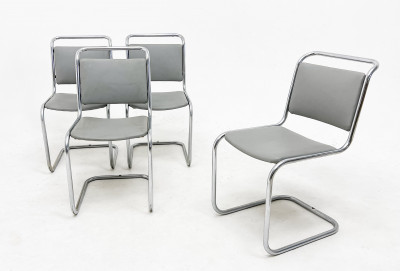 PEL (Practical Equipment Ltd)  - 4 Cantilever Chairs