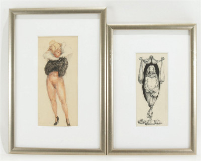 Image for Lot Bert Carpenter - Female with Heels & Figure, W/C
