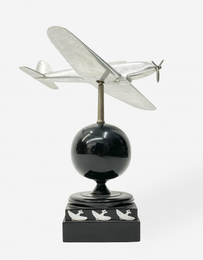 Title Aluminum Model of an Airplane / Artist