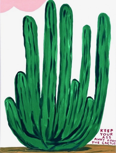 David Shrigley - Keep Your Ass Away from the Cactus