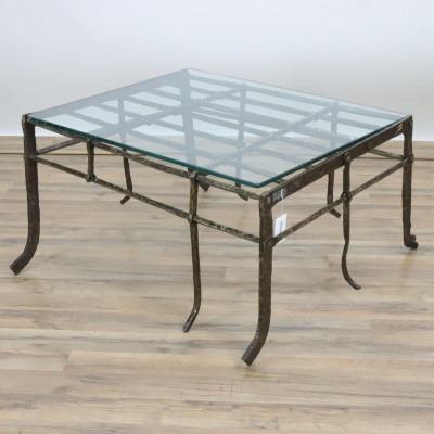 Image for Lot 19th C Fireplace Grate as Cocktail Table