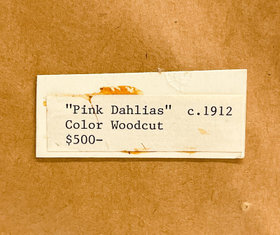 Edna Boies Hopkins - Pink Dahlias