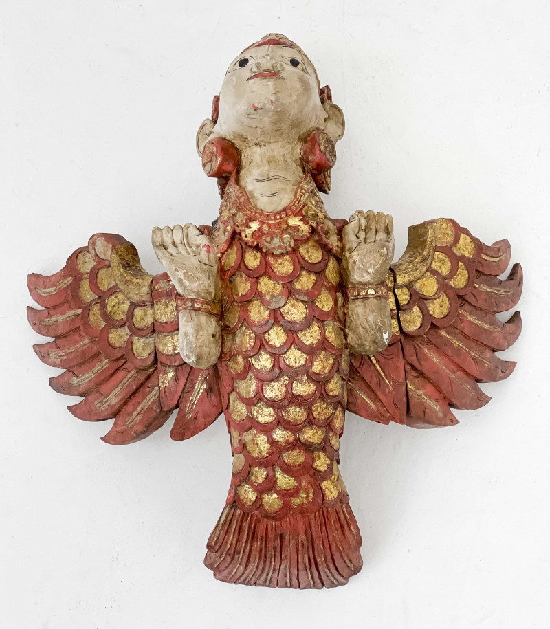 Image 5 of lot 2 South East Asian Carved Wood Sculptures