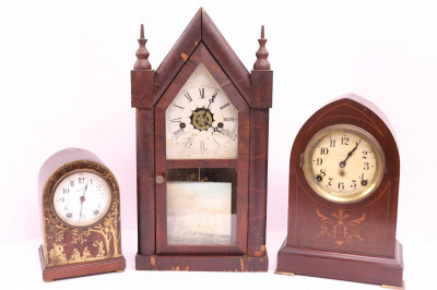 Image for Lot 3 Mantel Clocks, Seth Thomas & Waterbury