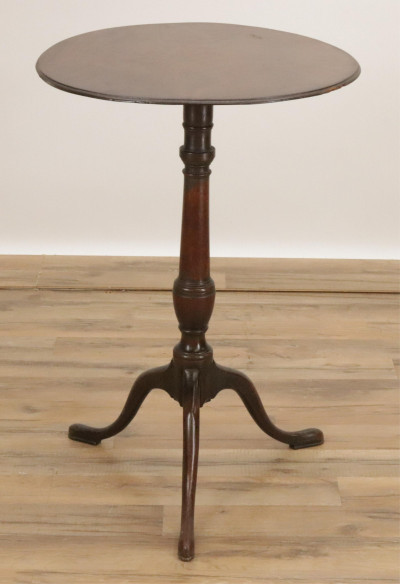 Image for Lot George III Mahogany Candlestand 18th C