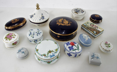 Image for Lot 14 English & Continental Porcelain Trinket Boxes