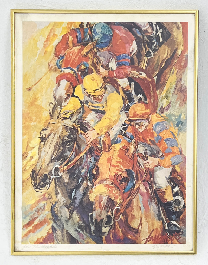 Fay Moore - Untitled (Jockeys on Horses)